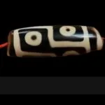 Tibetan Dzi Beads close view