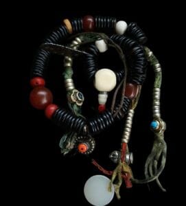 Tibetan mala beads 108 beads, traditional Buddhist prayer beads used for meditation