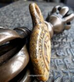 Antique OM Amulet with Chitipati Heads - Image 4