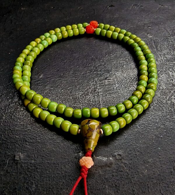 Turquoise Coral Mala - Image 6