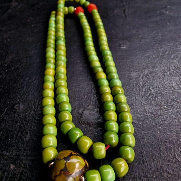 Turquoise Coral Mala - Image 4