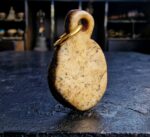 Kapala White Conch Shell Amulet – Hand Carved Himalayan Ritual Pendant - Image 3