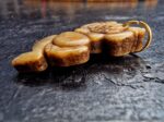 Kapala Lion Face Chittipati Amulet – Skull Bone Hand Carved Pendant - Image 5