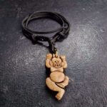 Kapala Lion Face Chittipati Amulet – Skull Bone Hand Carved Pendant - Image 4