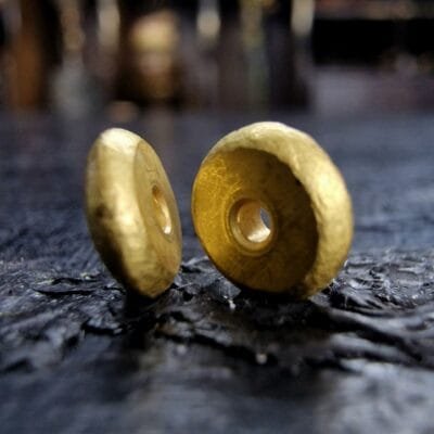Solid Gold Beads