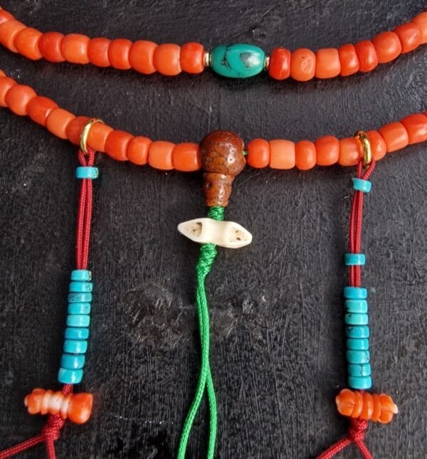 Coral & Turquoise Mala - Image 5