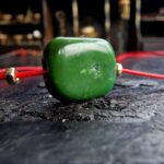 Hand-selected turquoise beads with a natural dark matrix.