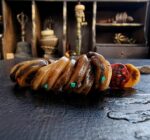 Vintage Kapala wrist mala with spiritual significance