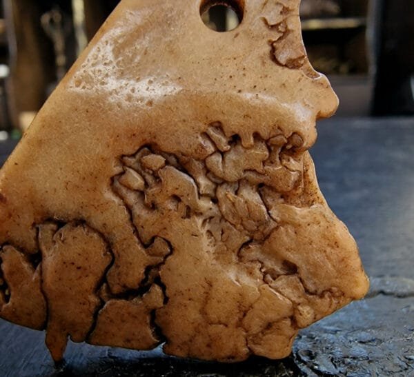 Kapala Amulet close up