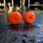 Rare red coral bead collector’s piece