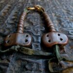 Copper counters beads from Tibet, spiritual amulet