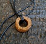 Antique lama skull bone Kapala ring