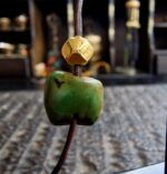 500-year-old turquoise amulet bead