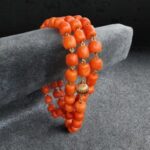 Antique coral and gold necklace 19th century