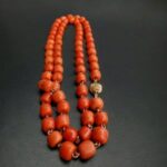 Red coral necklace