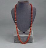 Antique coral necklace with gold