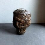 Hand-carved kapala guru Buddhist amulet Tibet