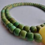 Unique Turquoise - Antique Tibetan Mala - Image 2