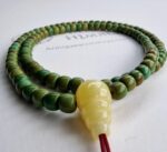 Unique Turquoise - Antique Tibetan Mala - Image 9