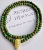 Unique Turquoise - Antique Tibetan Mala - Image 10