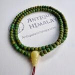 Unique Turquoise - Antique Tibetan Mala - Image 12