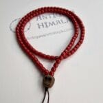 Unique Red Coral - Citipati Skull Mala - Image 3
