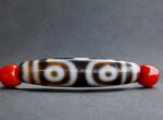 Unique Dzi - 6-Eye Tibetan Bead - Image 4