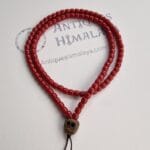 Unique Red Coral - Citipati Skull Mala - Image 7
