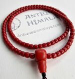 Unique Red Coral - Tibetan Mala Beads - Image 2