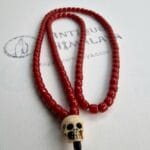 Unique Red - Coral Mala Necklace - Image 3
