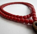 Unique Red Coral - Citipati Skull Mala - Image 11