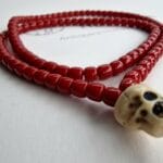 Unique Red - Coral Mala Necklace - Image 7