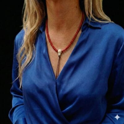 Red Coral Mala Necklace 108 Tibetan Prayer Beads 6mm, Red Resin Guru Bead, Buddhist Meditation Gift, Yoga Jewelry, Protection Talisman, Nepa