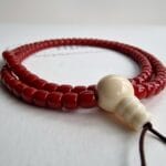 sherpa Coral Mala Necklace 108 - Image 2