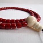sherpa Coral Mala Necklace 108 - Image 3