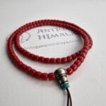 Unique Sherpa - Coral Mala Necklace - Image 2