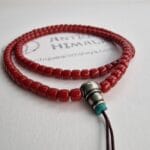 Unique Sherpa - Coral Mala Necklace - Image 6