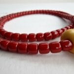 Red Coral Mala Necklace Prayer Beads - Image 6