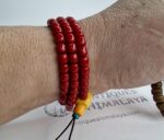 Red Coral Mala Necklace Prayer Beads - Image 7