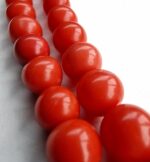 Unique Coral Beads Necklace - Pearl Skull - Image 3