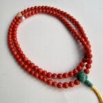 Unique Coral Beads Necklace - Pearl Skull - Image 6
