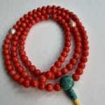 Unique Coral Beads Necklace - Pearl Skull - Image 7