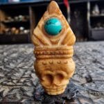 Unique Chittipati Bone Carving - Antique Tibetan - Image 7