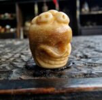 Antique Kapala Crown Skull Amulet -Authentic Tibetan - Image 7