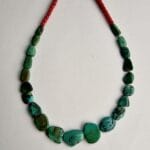 Authentic 18th Century Tibetan Turquoise Necklace - Image 2