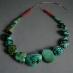 Authentic 18th Century Tibetan Turquoise Necklace - Image 8