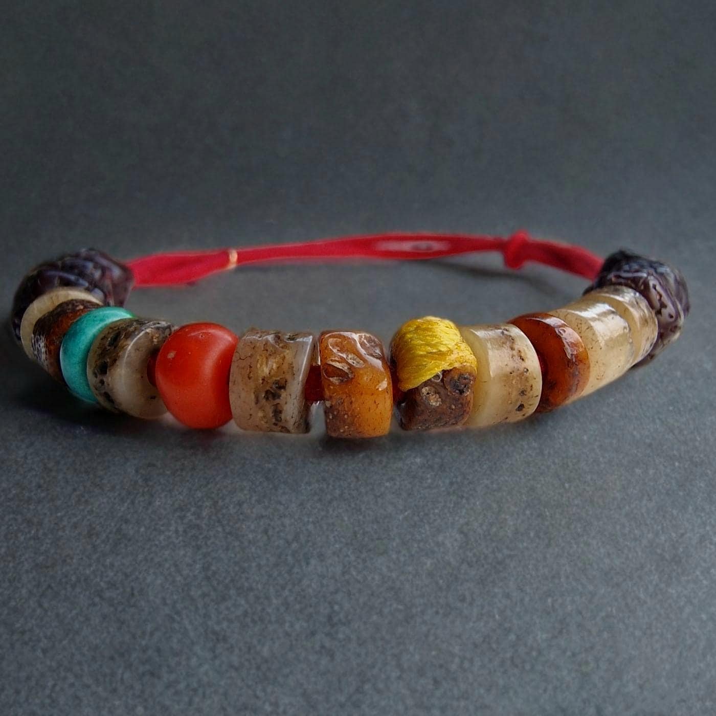 Tibetan antique Kapala bone Bracelet/Necklace | Prayer beads, old bodhi mala 108, antique Coral, Dzi beads, Tibetan Turquoise, Special Gifts