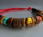 Antique Kapala Bone Bracelet - Authentic Tibetan Artefact - Image 3