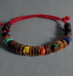 Antique Kapala Bone Bracelet - Authentic Tibetan Artefact - Image 5