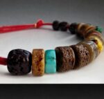 Antique Kapala Bone Bracelet - Authentic Tibetan Artefact - Image 7